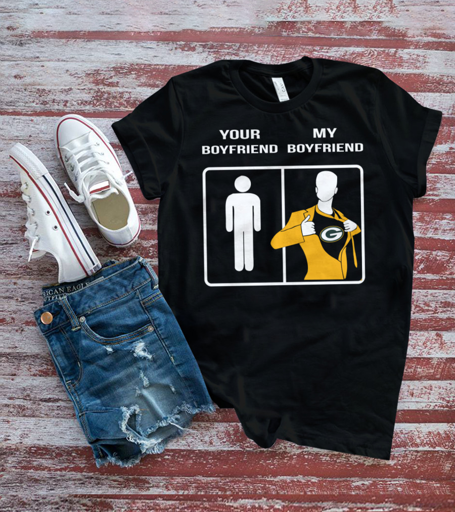 Your Boyfriend My Boyfriend Green Bay Packers T-Shirt