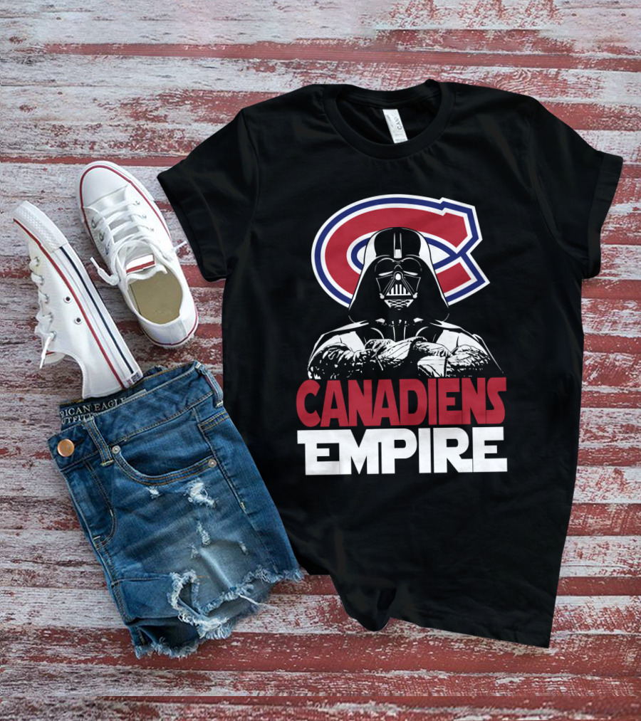 Montreal Canadiens Empire Darth Vader T-Shirt